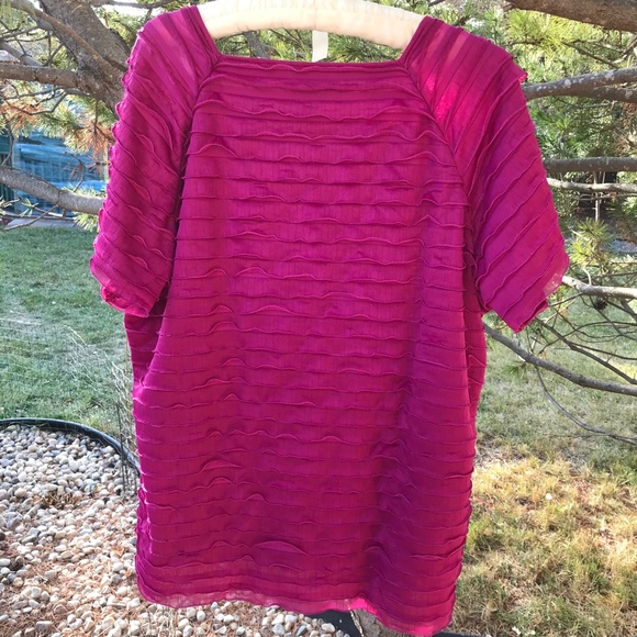 Allison Daley Lined Ruffled Shirt - Picture 4 of 4